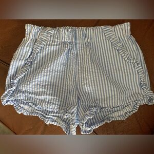Seersucker girls’ shorts by J. Crew (CrewCuts), size 8